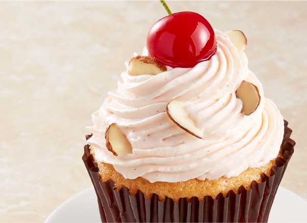 The Cherry Almond Cupcakes